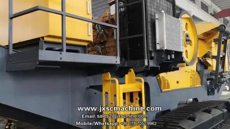 Mobile Stone Machine Jaw/Impact/Cone/Crushing for Iron Gold Ore Rock Mining Crusher Plant