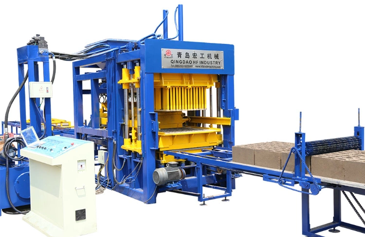 Qt8-15 Full Automatic Hydraulic Color Paver Interlocking Building Hollow Solid Fly Ash Sand Cement Concrete Block Brick Making Machine with Lowest Price