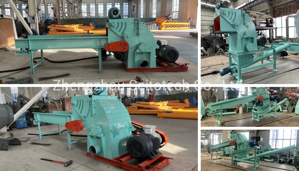2023 New Design Industrial Wood Tree Branches Crusher Wood Logs Sawdust Hammer Mill