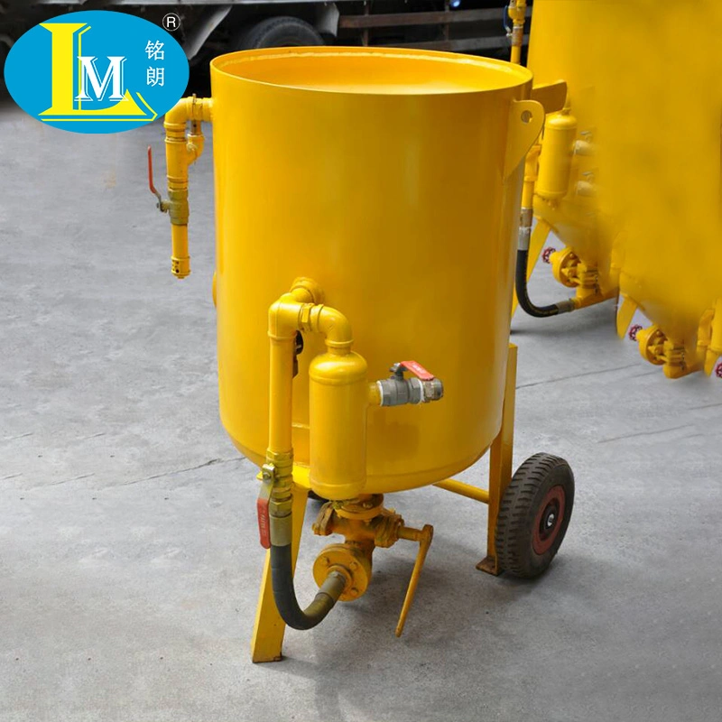 Portable Mobile Industrial Rust Removal Dry Sand Blasting Machine
