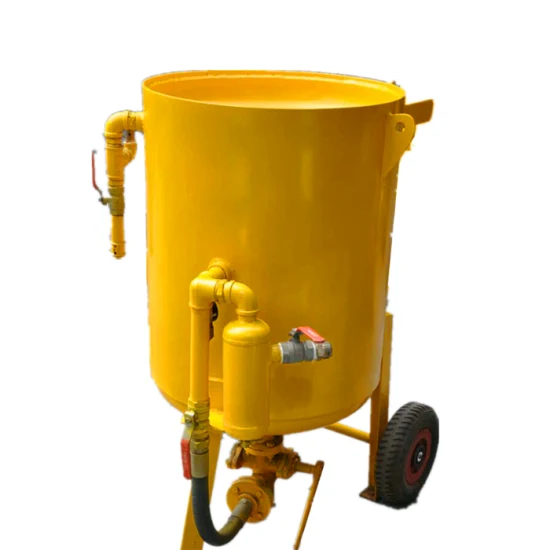 Portable Mobile Industrial Rust Removal Dry Sand Blasting Machine