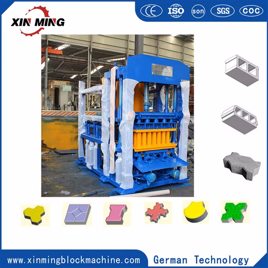 Qt6-15 Environmental Hydraulic Automatic Solid Cinder Fly Ash Sand Cement Concrete Paver Interlocking Building Hollow Block Brick Making Machine Manufacturer